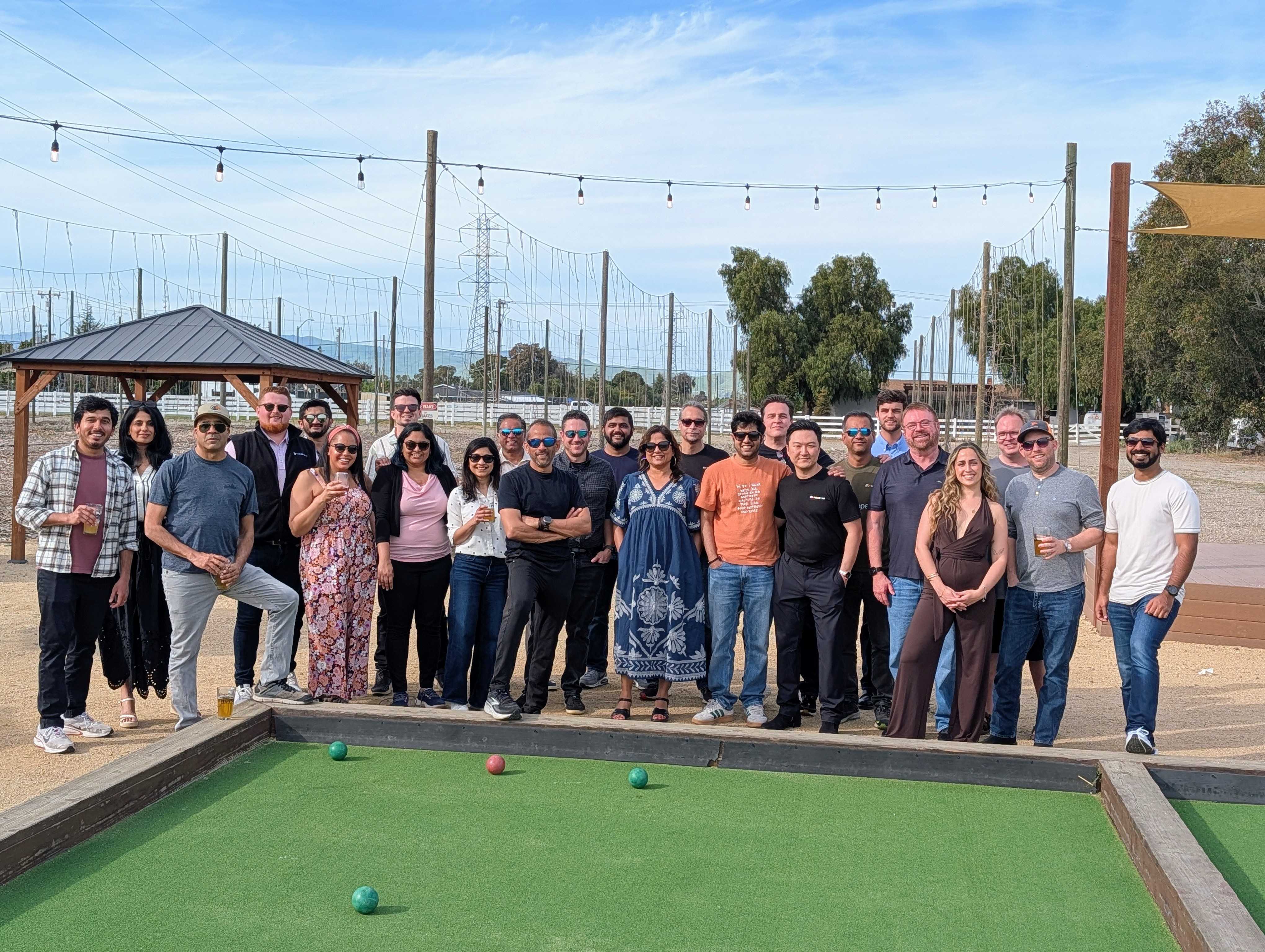 NeuBird AI team at the winery