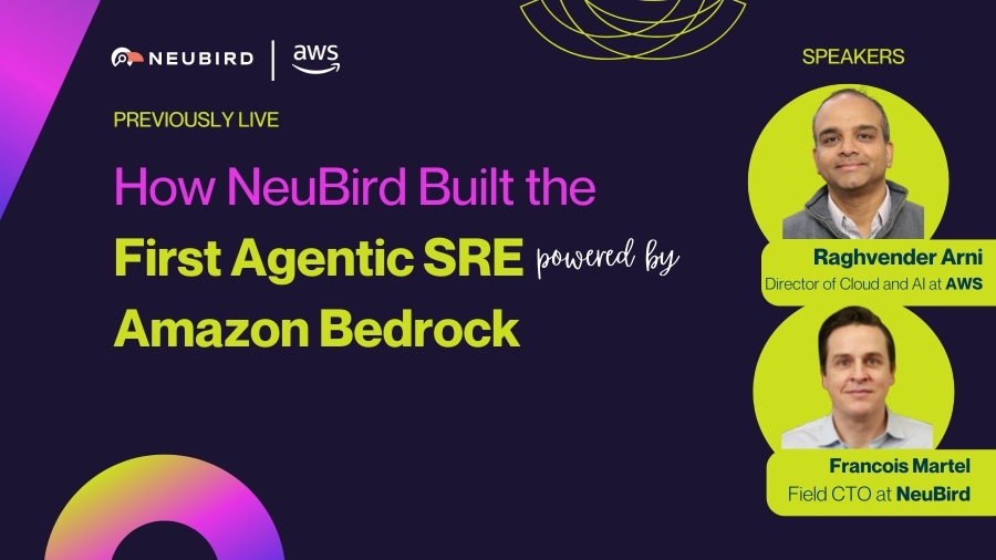 How NeuBird Built the First Agentic SRE powered by Amazon Bedrock
