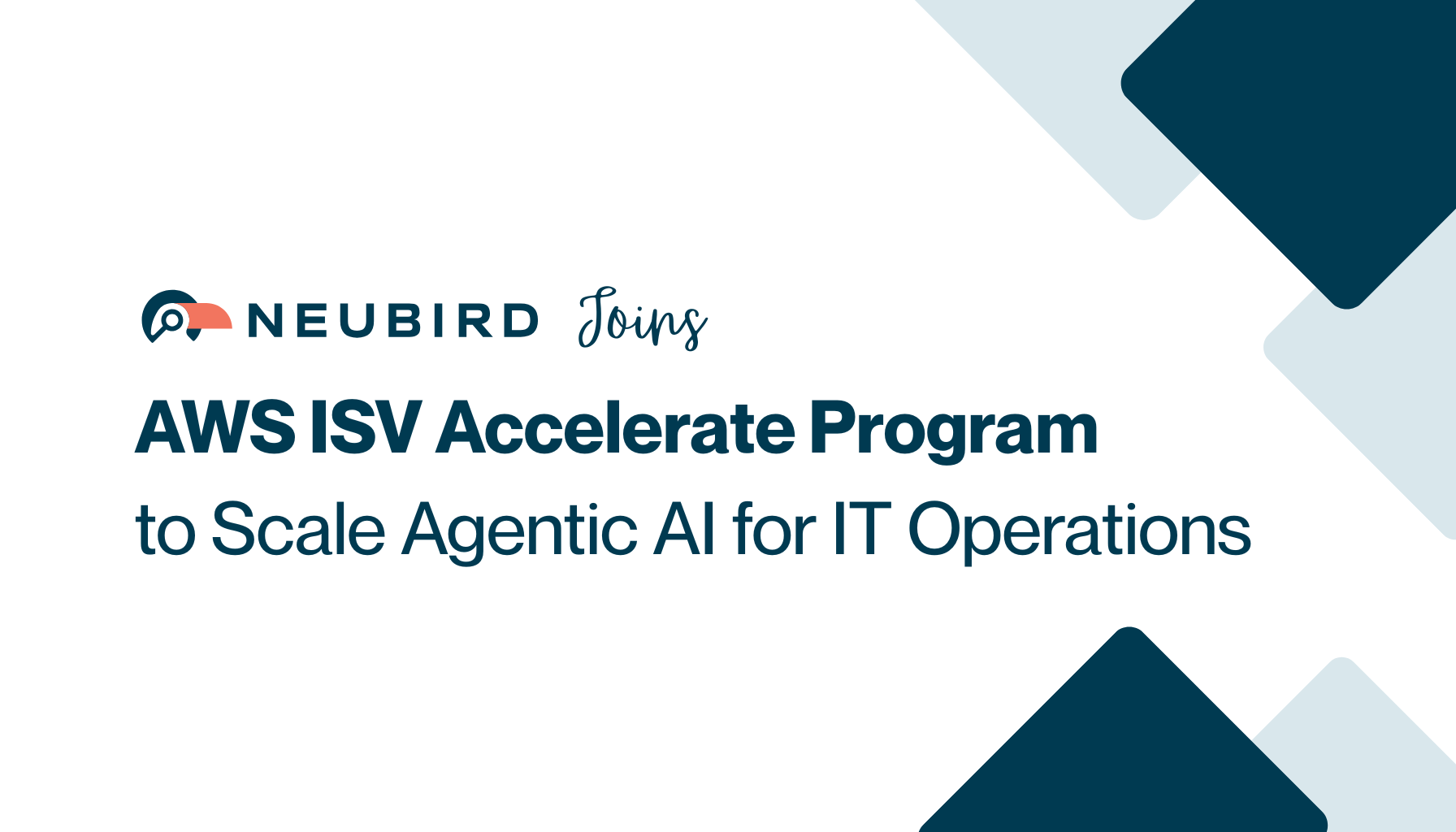 NeuBird Joins AWS ISV Accelerate Program to Scale Agentic AI for IT Operations