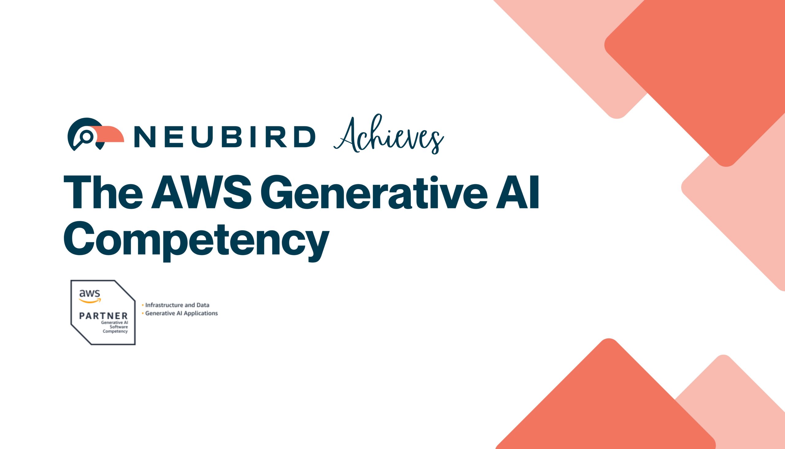 NeuBird Achieves AWS Generative AI Competency